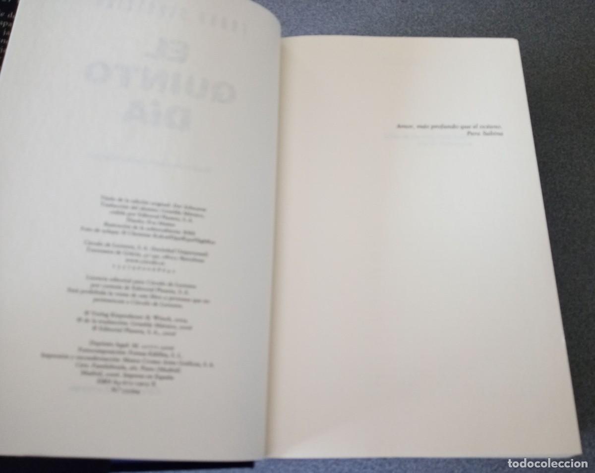 Libros de segunda mano: El Quinto D&iacute;a Frank Schatzing - Foto 4