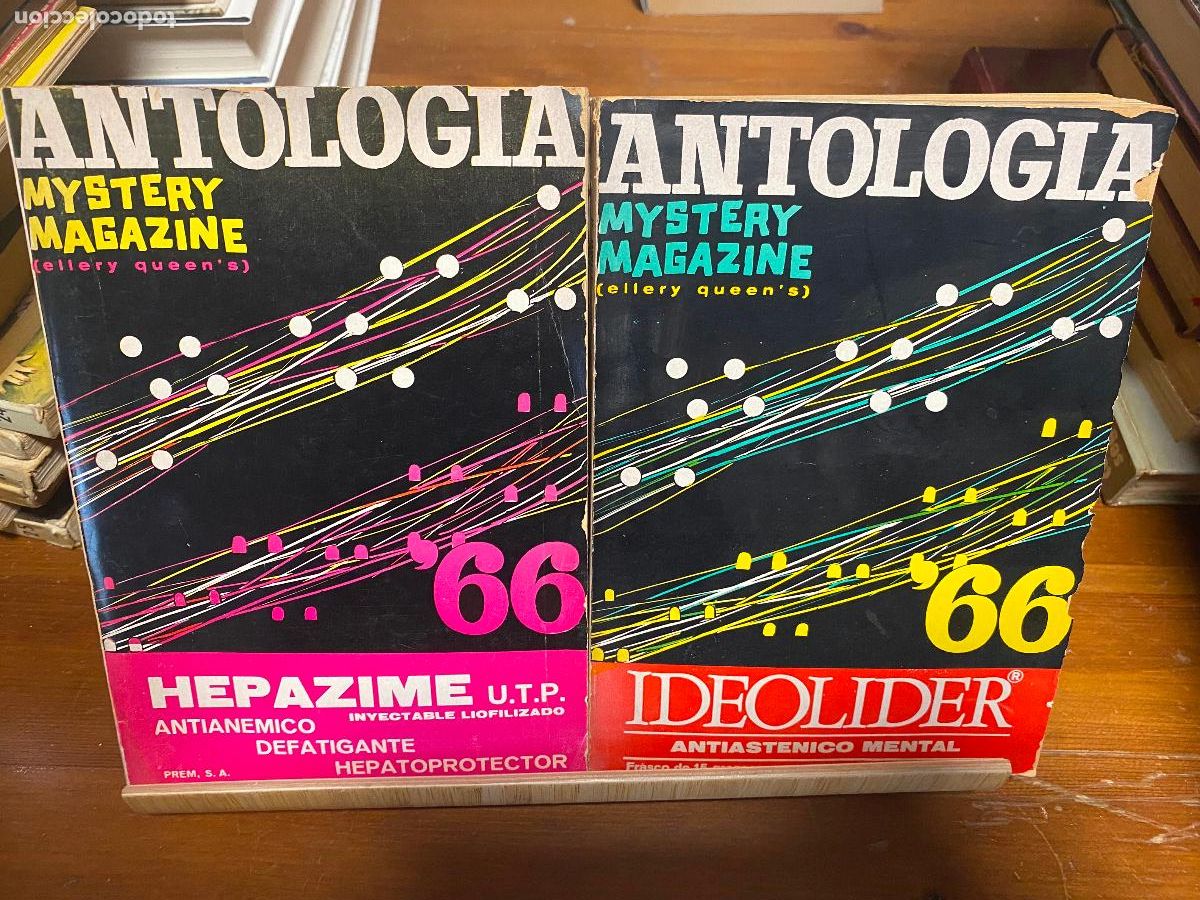 Libros de segunda mano: ELLERY QUEEN'S MYSTERY MAGAZINE ANTOLOG&Iacute;A 1966 TOMOS I Y II