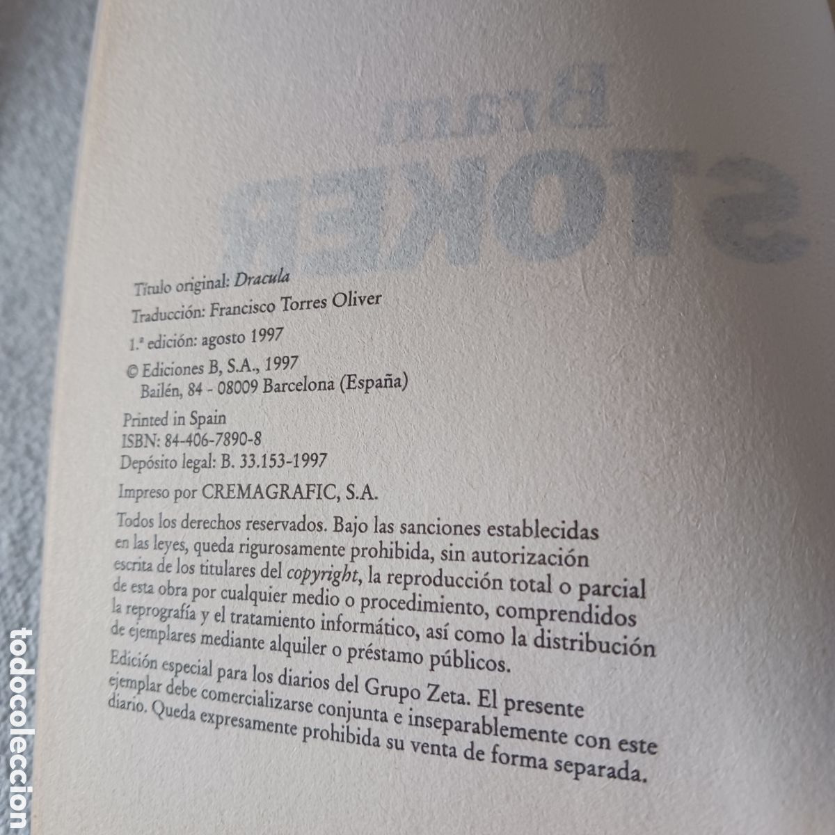 Libros de segunda mano: Dracula de Bram Stoker - Foto 5