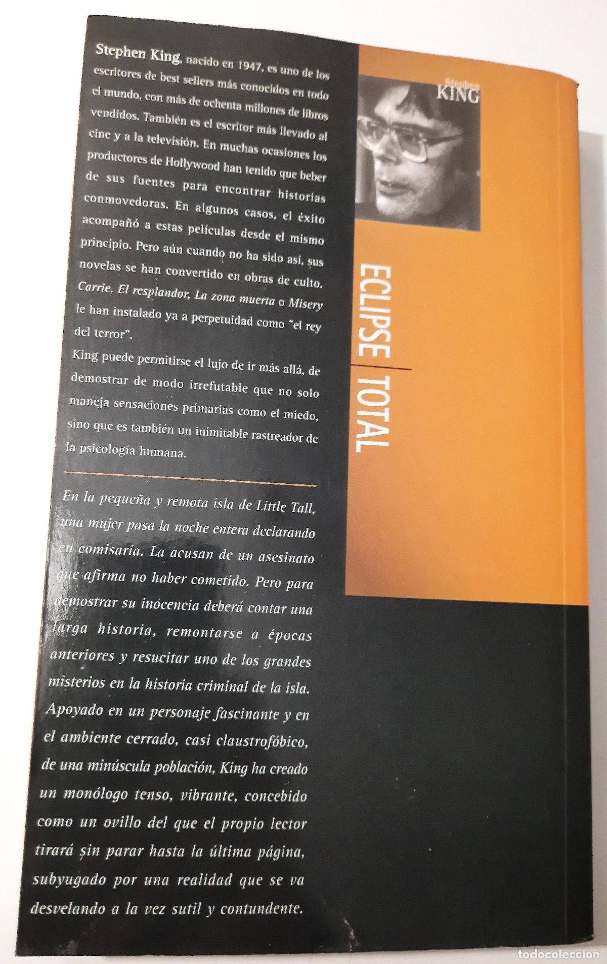 Libros de segunda mano: Eclipse total - King, Stephen - Foto 3