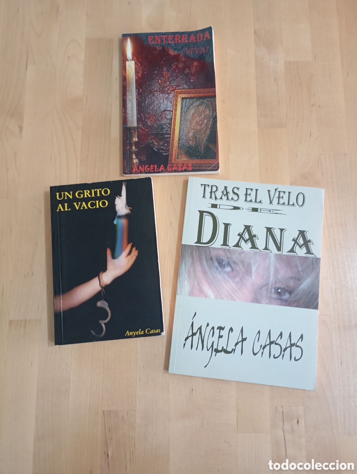 Libros de segunda mano: Enterrada Viva + Un grito al vac&iacute;o + Tras el Velo de Diana. &Aacute;ngela Anyela Casas
