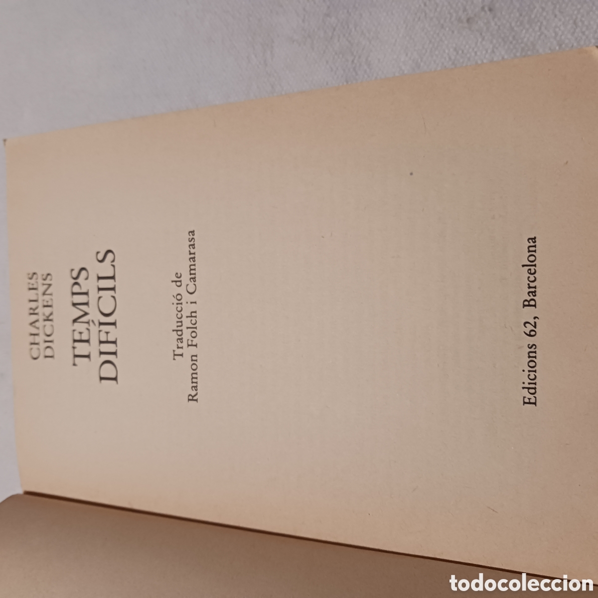 Libros de segunda mano: Temps dificils de Charles Dickens - Foto 5