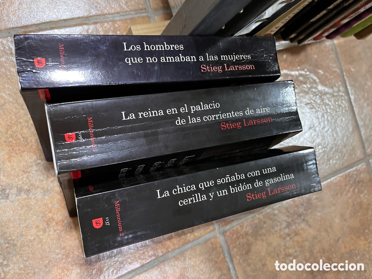 Libros de segunda mano: Blas61E trilog&iacute;a Stieg Larsson los hombres que no amaban a las mujeres, reina en el palacio de las&hellip;