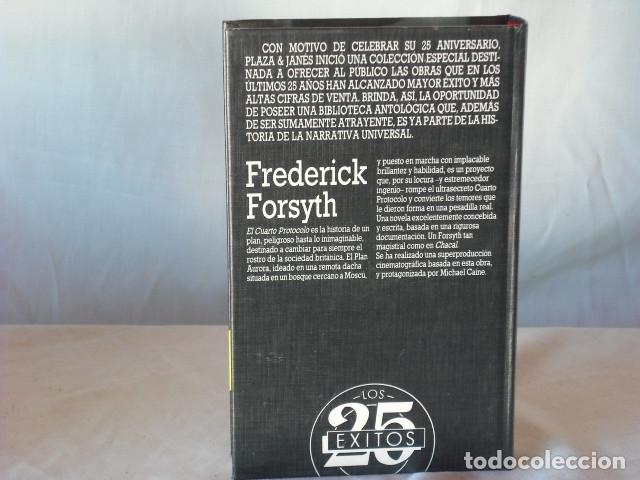 Libros de segunda mano: EL CUARTO PROTOCOLO DE FREDERICK FORSYTH - Foto 2