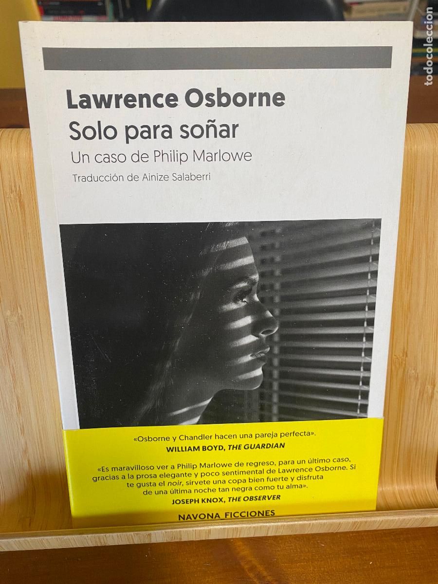 Libros de segunda mano: SOLO PARA SO&Ntilde;AR. UN CASO DE PHILIP MARLOWE. LAWRENCE OSBORNE. EDITORIAL NAVONA