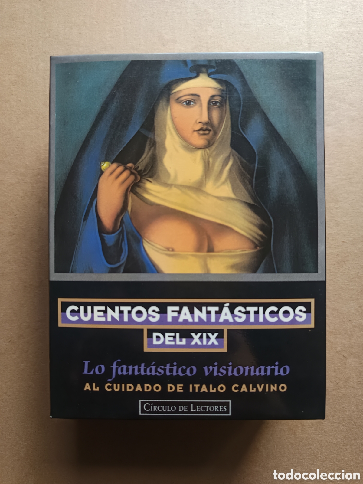 Livros em segunda m&atilde;o: Lote Cuentos Fant&aacute;sticos del XIX Vol. 1: Lo Fant&aacute;stico Visionario/Al Cuidado de Italo Calvino.