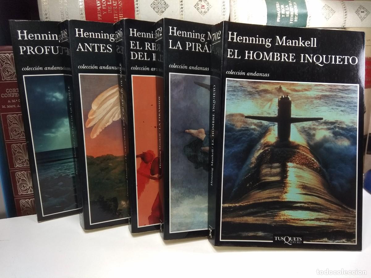 Libri di seconda mano: Gran lote misma colecci&oacute;n y autor: Colecci&oacute;n Andanzas. Edita Tusquets. Autor HENNING MANKELL.