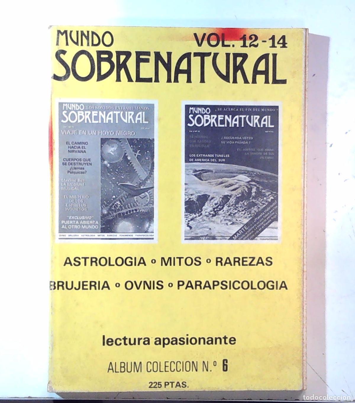 Libros de segunda mano: SOBRENATURAL VOL 12 14 OVNIS BRUJERIA PARAPSISOLOGIA MITOS ASTROLOGIA