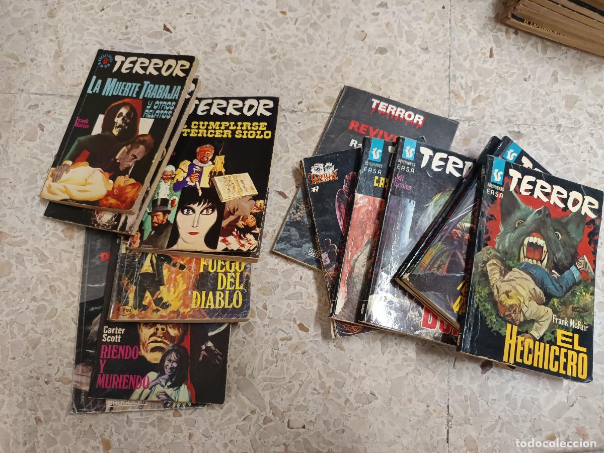 Libros de segunda mano: LOTE DE 10 EJEMEPLARES TERROR . BOLSILIBROS - EASA . EDITORIAL ANDINA . A&Ntilde;OS 70-80 + EXTRAS