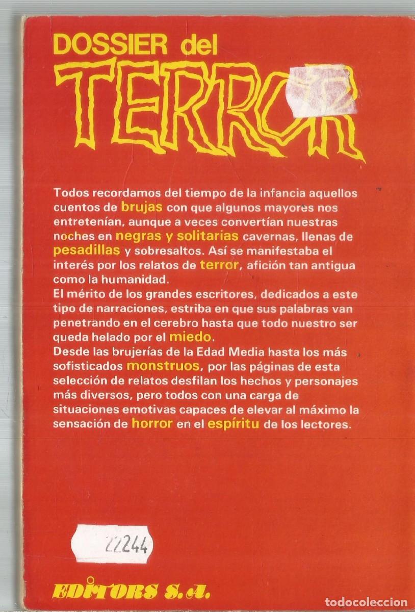 Libros de segunda mano: DOSSIER DEL TERROR N&ordm; 10 EDITORS - Foto 2