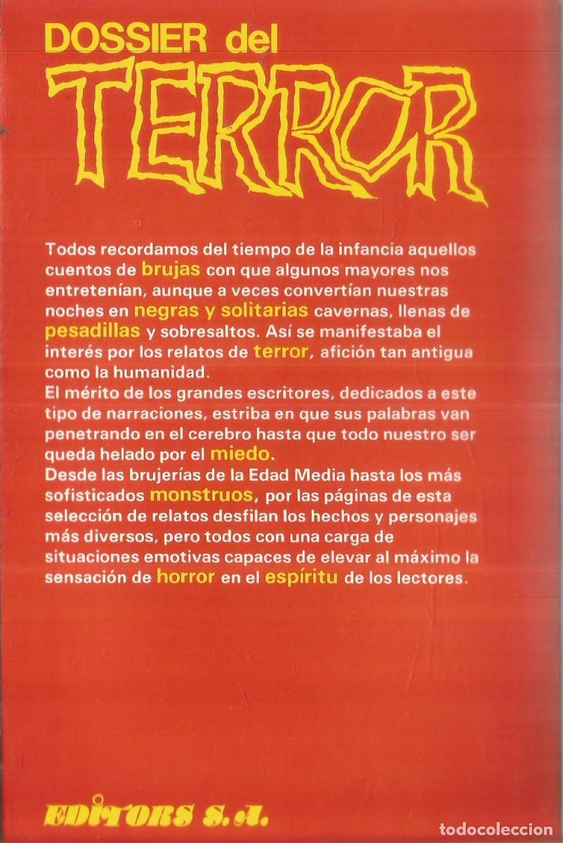 Libros de segunda mano: DOSSIER DEL TERROR N&ordm; 9 AA.VV. - Foto 2