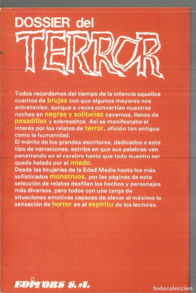 Libros de segunda mano: DOSSIER DEL TERROR N&ordm; 2 EDITORS - Foto 2