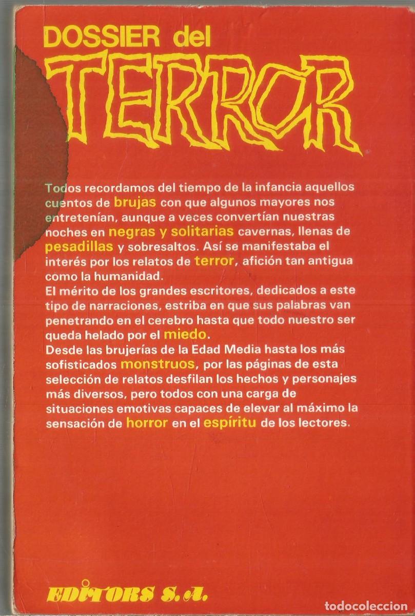 Libros de segunda mano: DOSSIER DEL TERROR N&ordm; 6 EDITORS - Foto 2