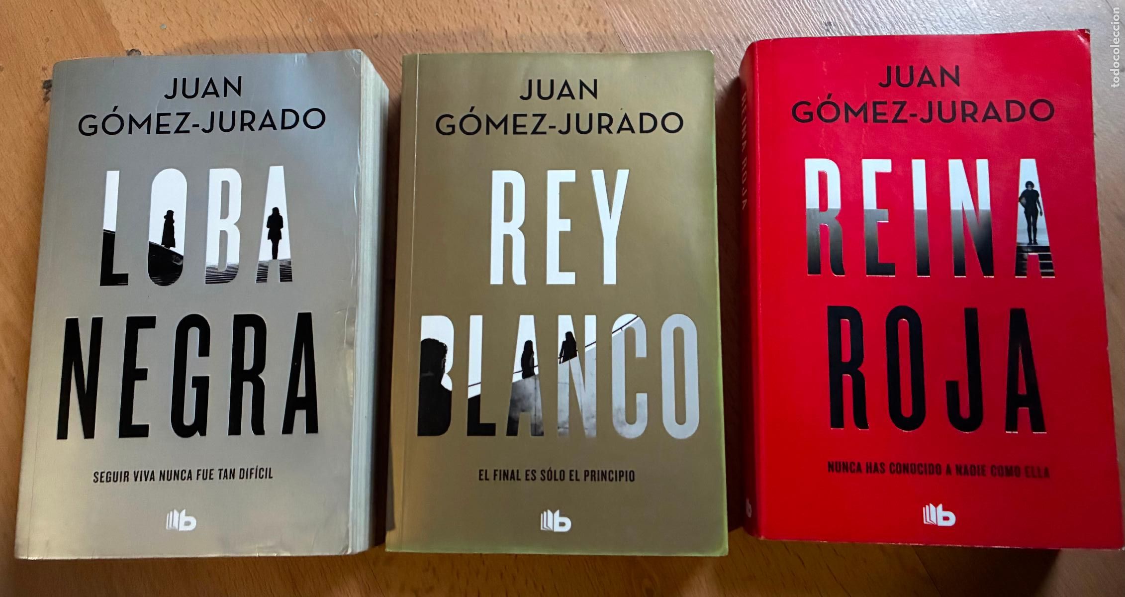Libros de segunda mano: TRILOGIA, REINA ROJA. LOBA NEGRA, REY BLANCO, Juan Gomez Jurado