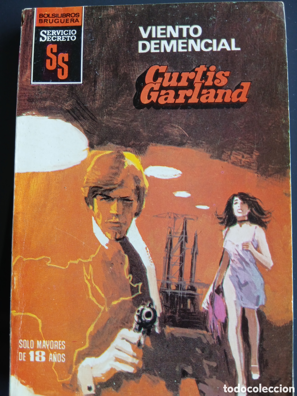 Libros de segunda mano: Viento demencial ( Curtis Garland) Servicio Secreto