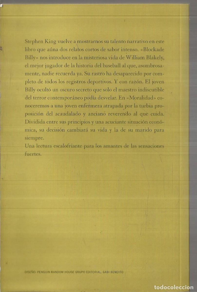 Libros de segunda mano: STEPHEN KING. BLOCKADE BILLY. - Foto 2