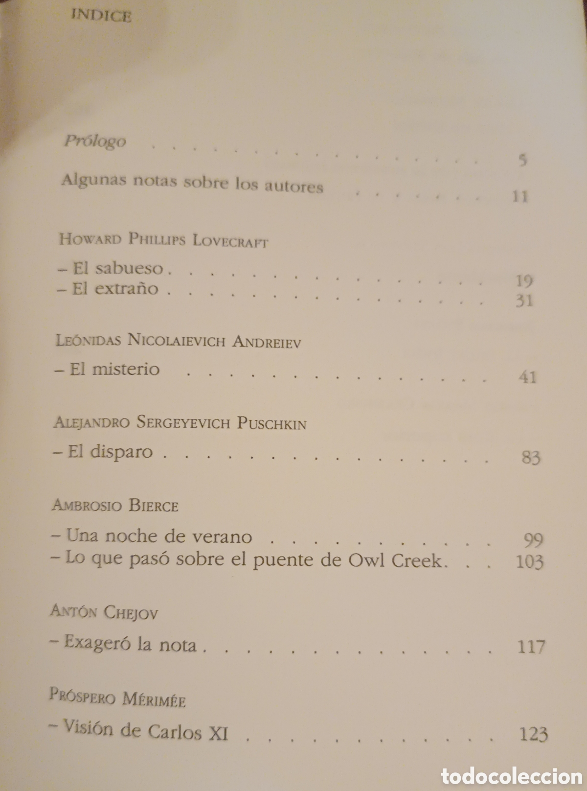 Libros de segunda mano: Cuentos de terror (Antolog&iacute;a) - Foto 3