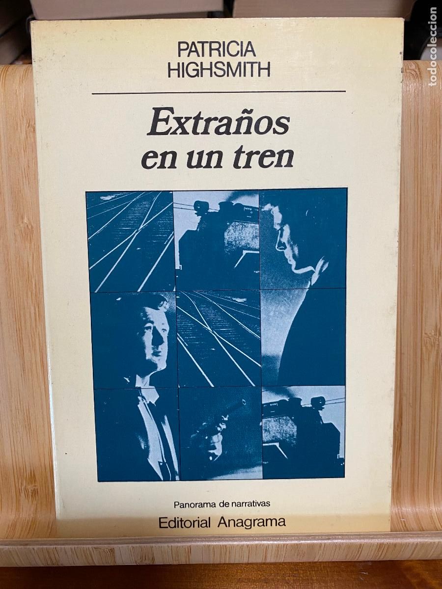 Libros de segunda mano: EXTRA&Ntilde;OS EN UN TREN. PATRICIA HIGHSMITH. EDITORIAL ANAGRAMA