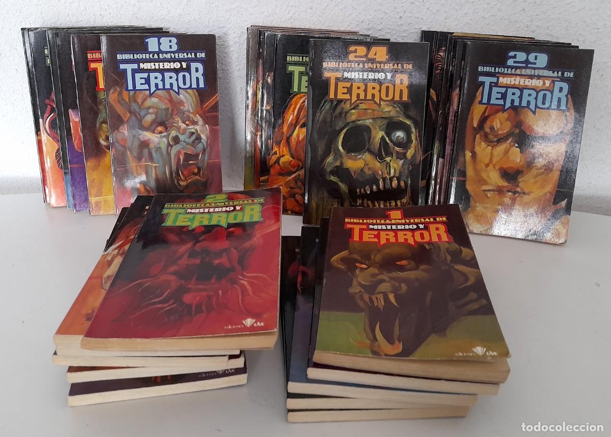 Libros de segunda mano: Biblioteca Universal Misterio y Terror Primera Edici&oacute;n 1981 Ediciones UVE 30 Tomos 1 al 30