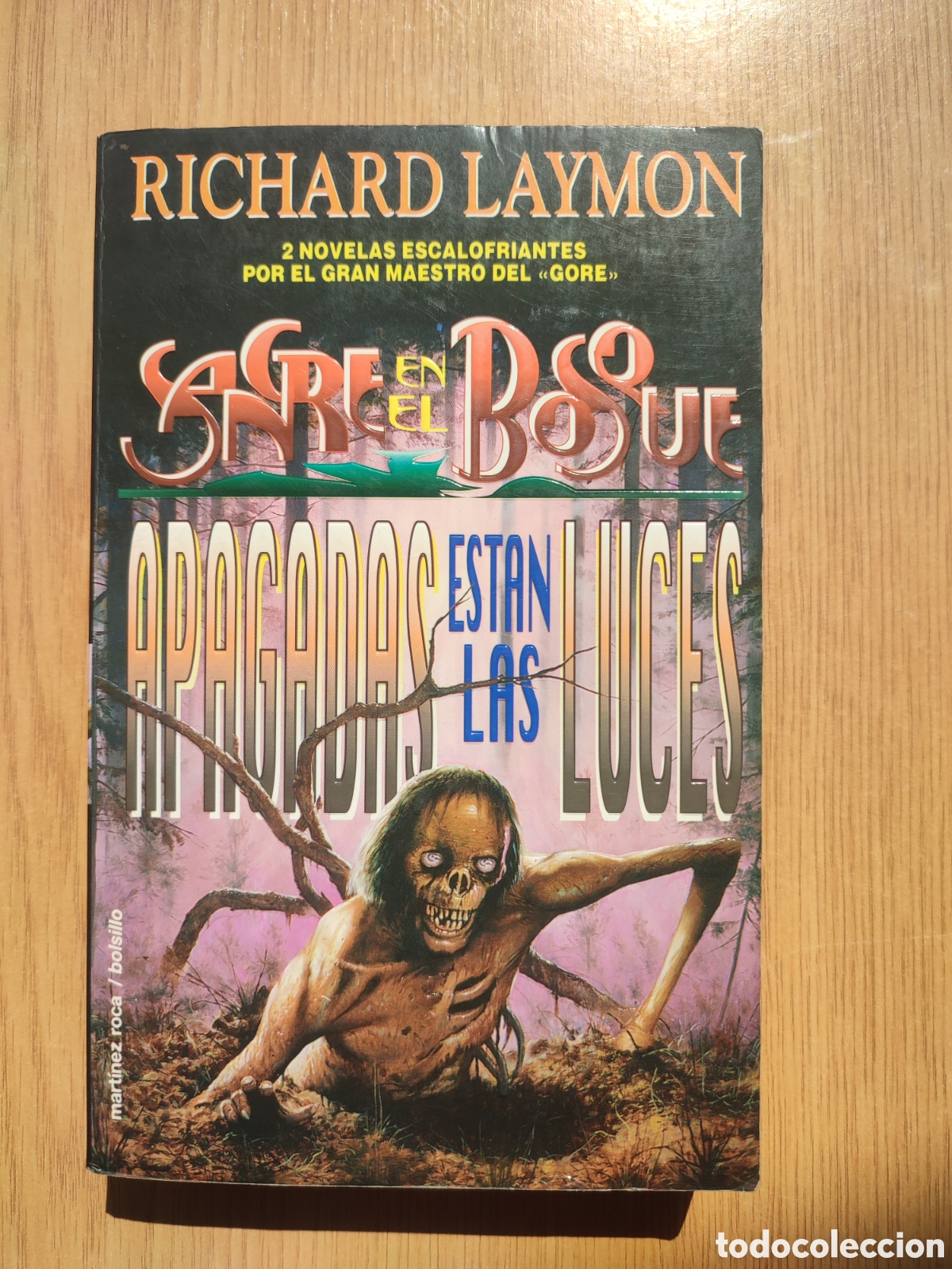 Libros de segunda mano: Sangrr en el Bosque/ Apagadas estan las luces. Richard Laymon.