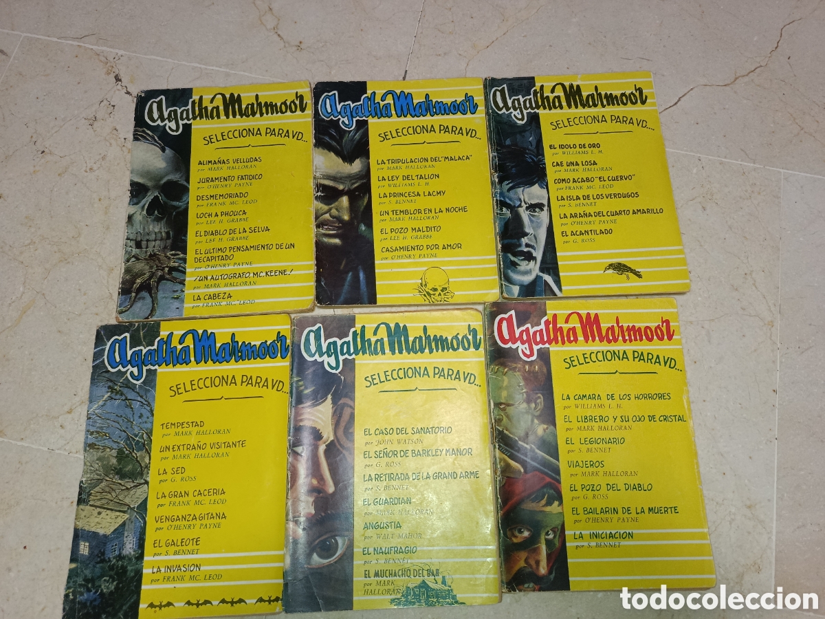 Libros de segunda mano: LOTE 6 PRIMEROS N&Uacute;MEROS AGATHA MARMOOR