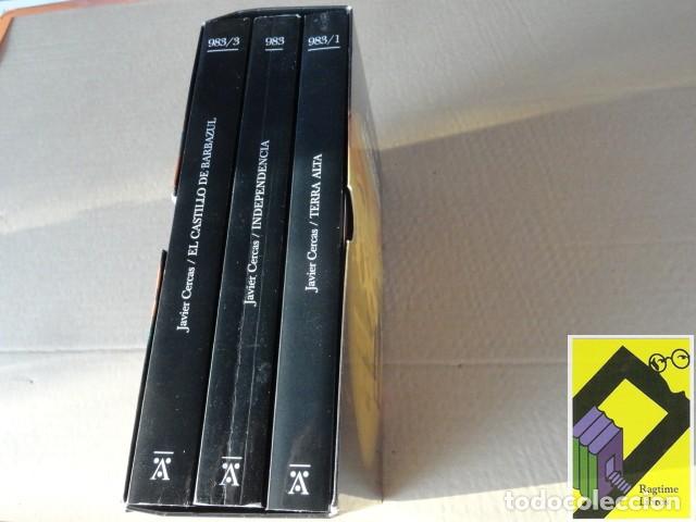 Libros de segunda mano: CERCAS, Javier: Las novelas de la Terra Alta. 1:Terra Alta.2:Independencia.3:El castillo de Barbazul