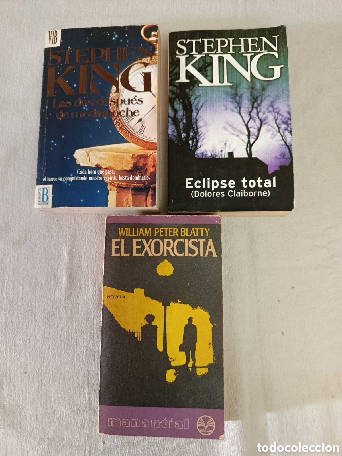 Libros de segunda mano: Lote de 3 libros ( el exorcista/ Stephen King)