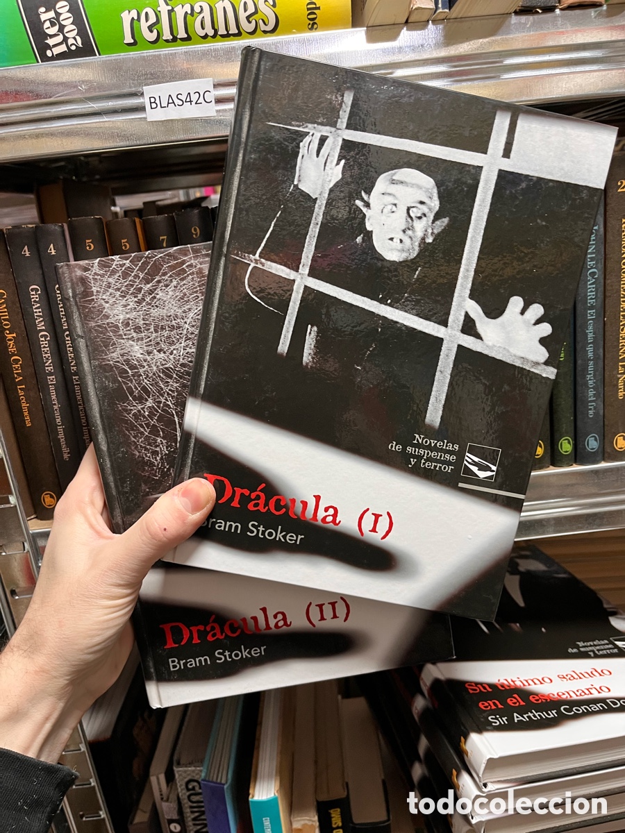 Libros de segunda mano: Blas42C Dr&aacute;cula (en dos tomos ) Bram Stoker Novelas de suspense y terror