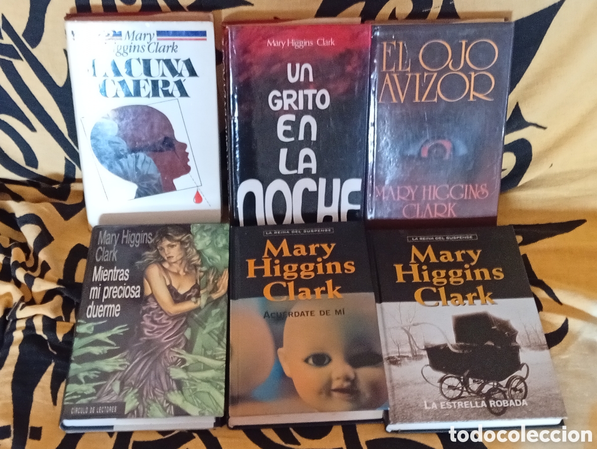 Libros de segunda mano: Lote de 6 novelas de la escritora Mary Higgins Clark