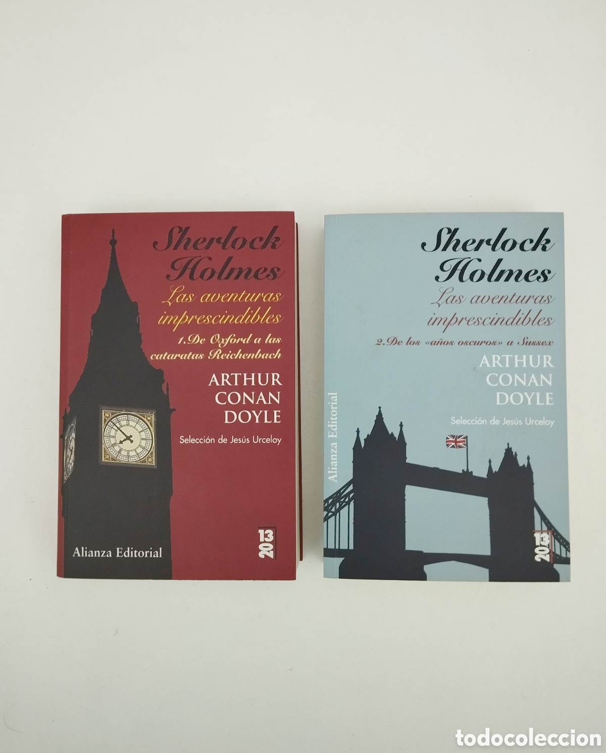 Libros de segunda mano: Lote 2 libros Sherlock Holmes