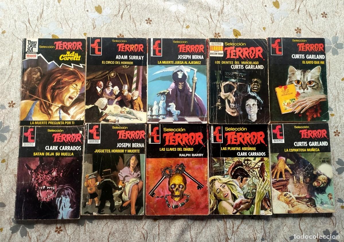 Libros de segunda mano: LOTE 10 NOVELAS SELECCION TERROR BRUGUERA / 57, 162, 163, 313, 333, 361, 395, 411, 448 y 540
