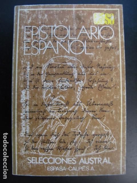 Libri di seconda mano: EPISTOLARIO ESPA&Ntilde;OL - RAINER MARIA RILKE - SELECCINOES AUSTRAL - ESPASA-CALPE