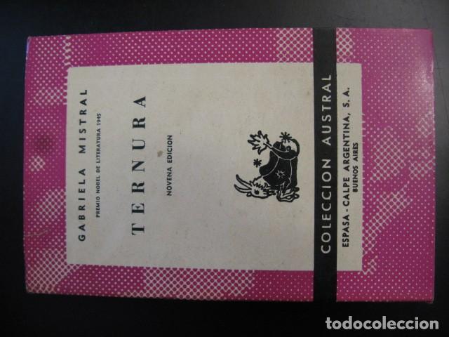 Libros de segunda mano: TERNURA - GABRIELA MISTRAL - AUSTRAL N&ordm; 503 - ESPASA