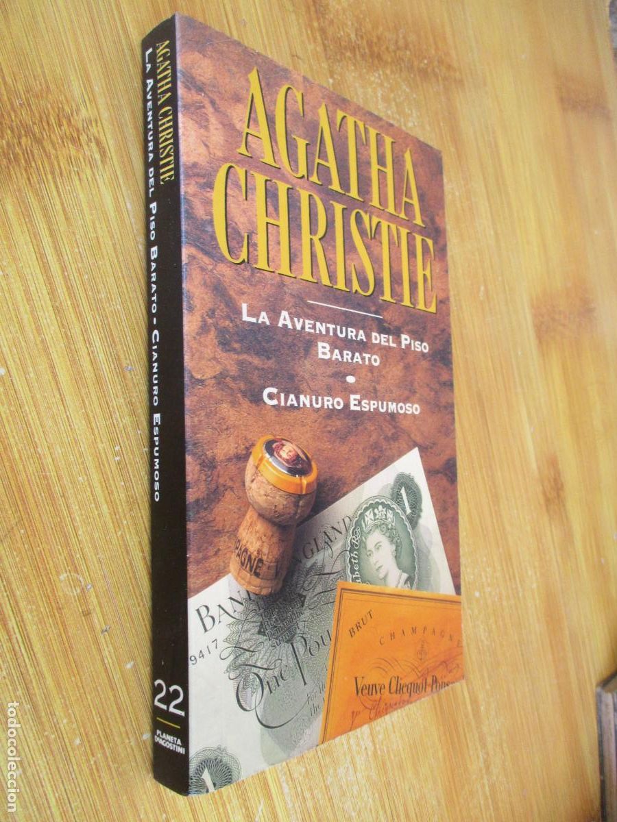 Libros de segunda mano: AGATHA CHRISTIE- PLANETA N&ordm;. 22-1993-LA AVENTURA DEL PISO BARATO-CIANURO ESPUMO.SO