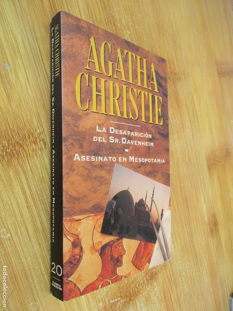 Libros de segunda mano: AGATHA CHRISTIE- PLANETA N&ordm;. 20-1993-DLA DESAPARICI&Oacute;N DEL SR. DAVENHEIM-ASESINATO EN MESOPOTAMIA
