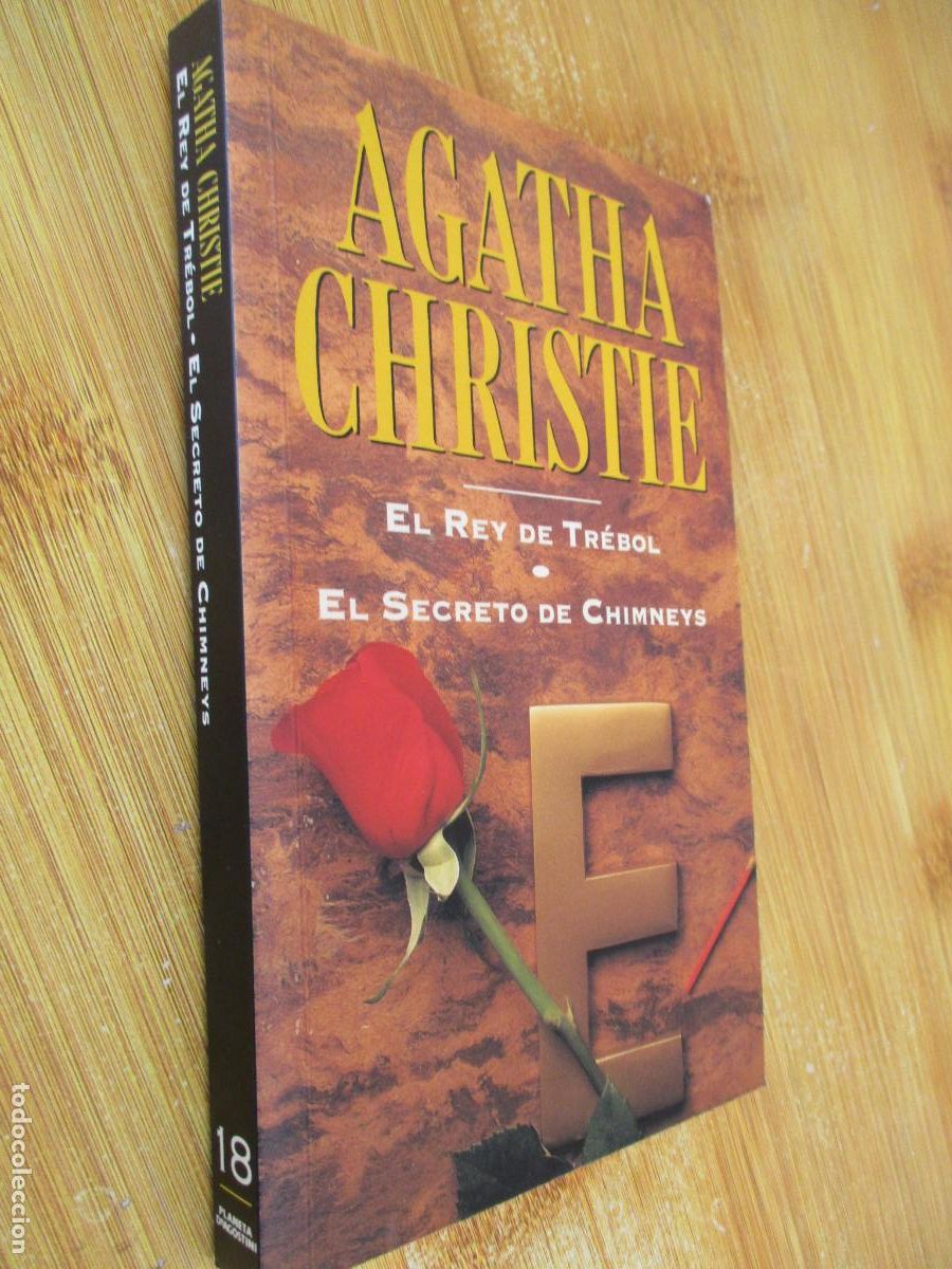 Libros de segunda mano: AGATHA CHRISTIE- PLANETA N&ordm;. 18-1993-EL REY DE TR&Eacute;BOL- EL SECRETO DE CHIMNEYS.
