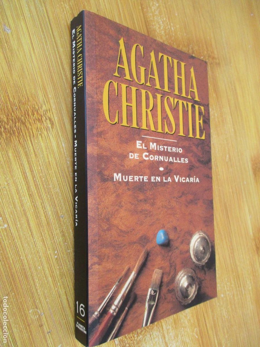 Libros de segunda mano: AGATHA CHRISTIE- PLANETA N&ordm;. 16-1993- EL MISTERIO DE CORNUALLES-MUERTE EN LA VICAR&Iacute;A .