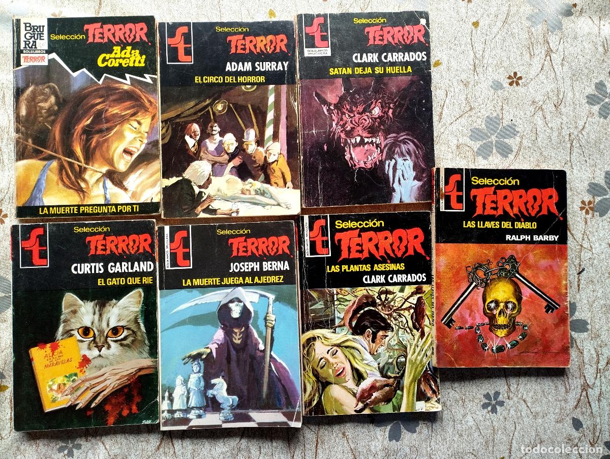 Second hand books: LOTE 7 NOVELAS SELECCION TERROR BRUGUERA / 162, 163, 313, 333, 361, 395 y 540