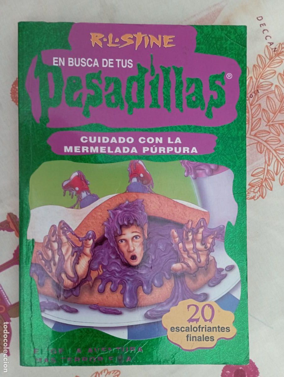 Libros de segunda mano: R.L.STINE - EN BUSCA DE TUS PESADILLAS 6 - CUIDADO CON LA MERMELADA PURPURA - R.L.STINE