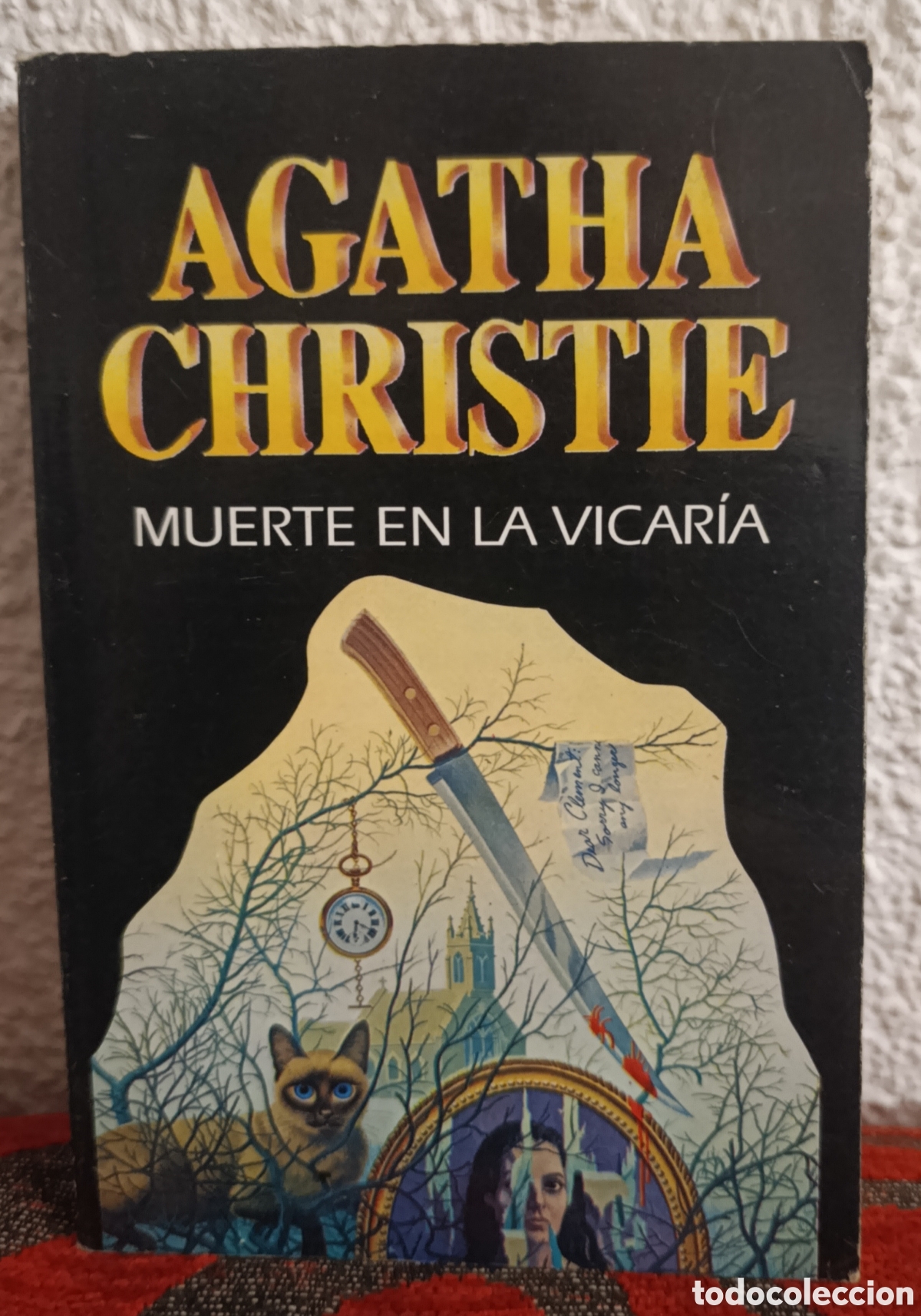 Libros de segunda mano: Libro &rdquo;Muerte en la vicar&iacute;a&rdquo; - Agatha Christie (Ed. Molino)