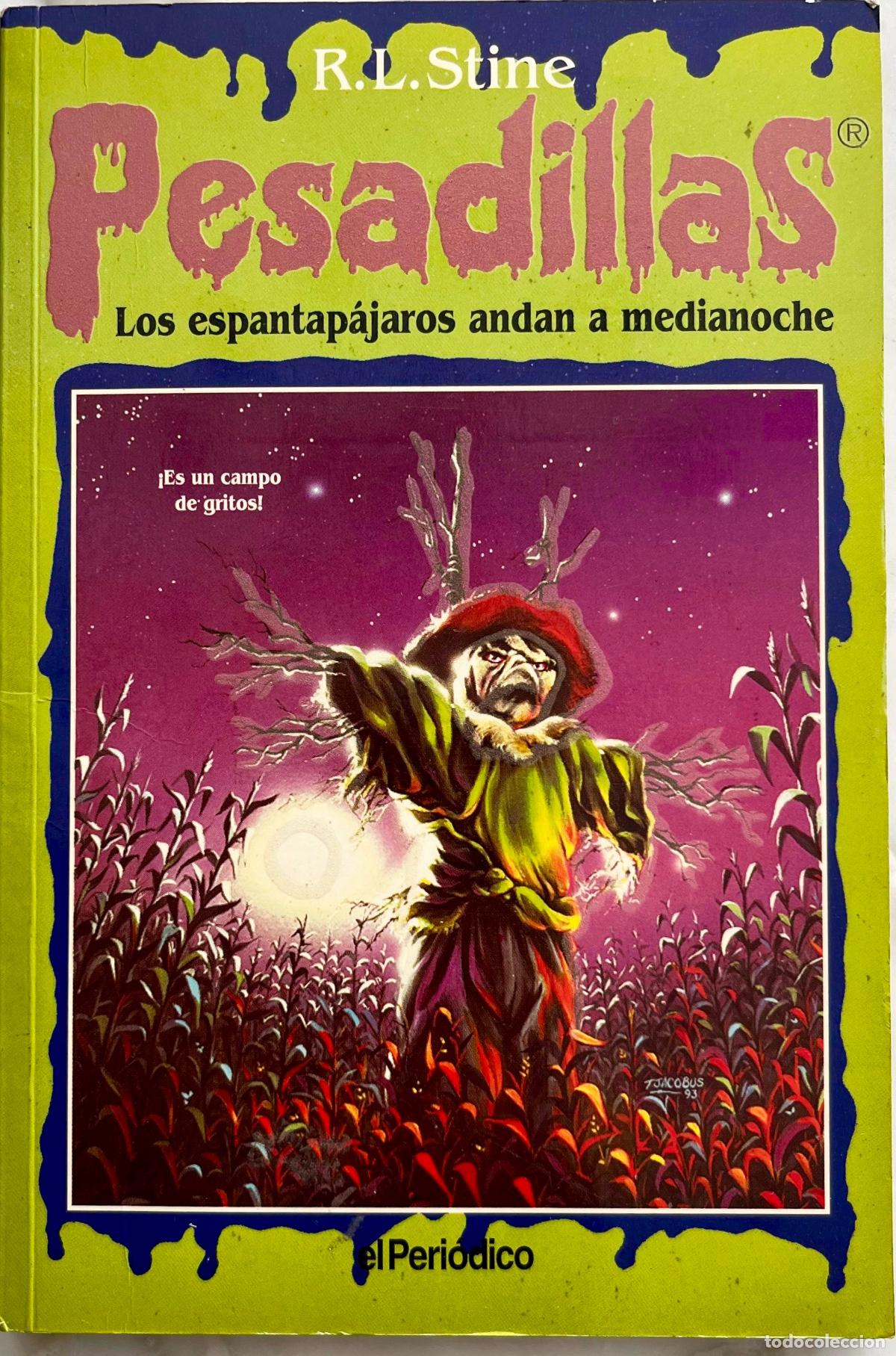 Libros de segunda mano: LOS ESPANTAP&Aacute;JAROS ANDAN A MEDIANOCHE, R L STINE. PESADILLAS. LIBRO