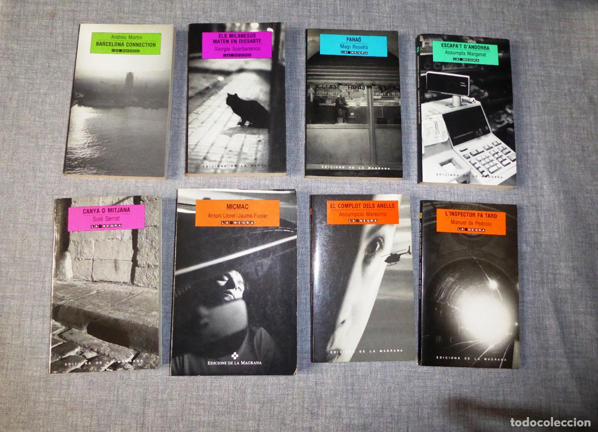 Libri di seconda mano: LOT DE 8 NOVEL.LES POLICIAQUES - LA NEGRA - EDICIONS DE LA MAGRANA