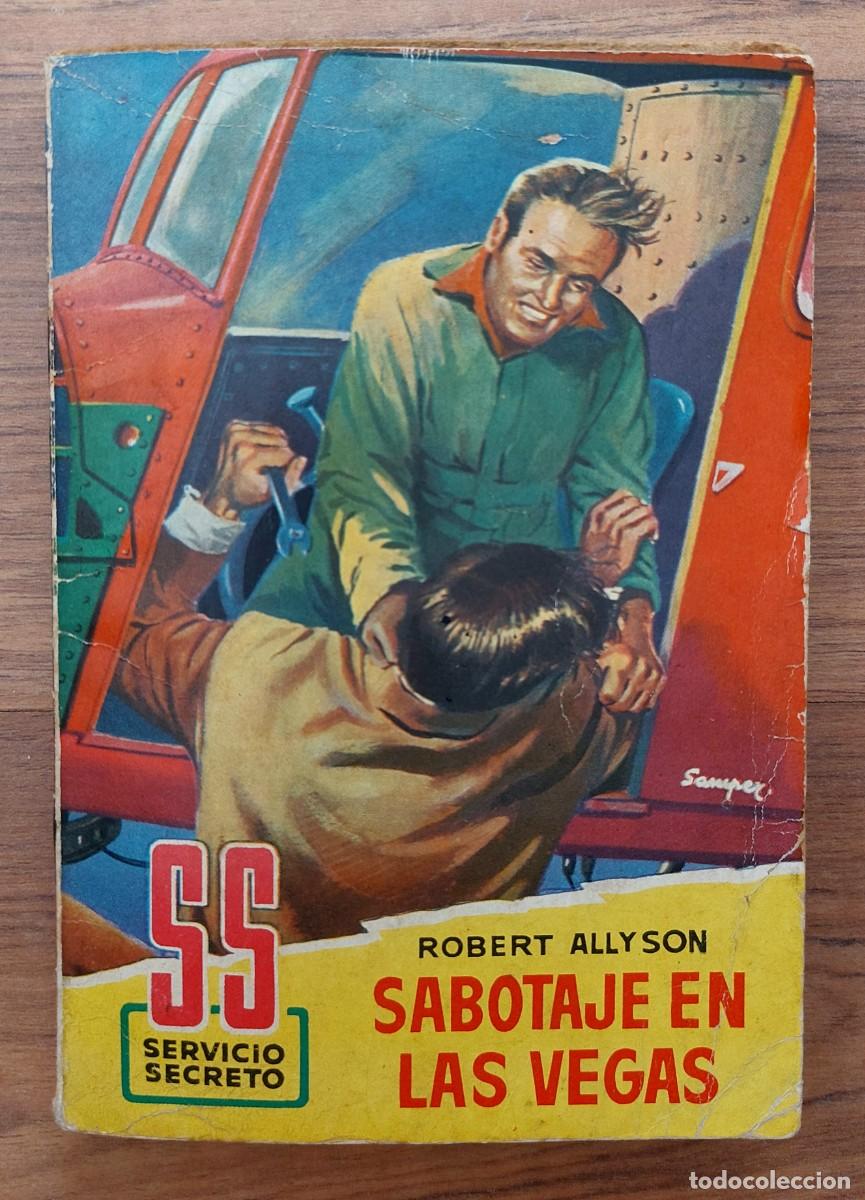 Libros de segunda mano: SERVICIO SECRETO BRUGUERA N&ordm; 341-SABOTAJE EN LAS VEGAS (ROBERT ALLYSON) NOVELAS-BOLSILIBROS-PULP
