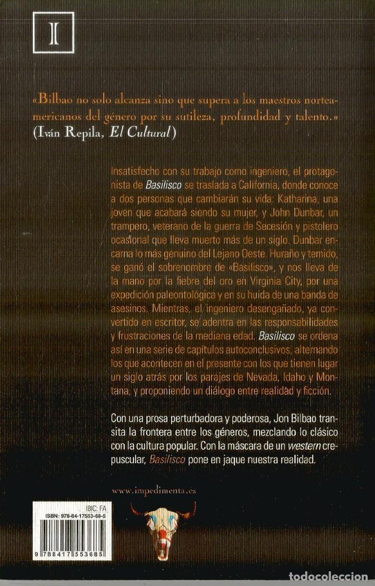 Libros de segunda mano: JON BILBAO. BASILISCO. IMPEDIMENTA. - Foto 2