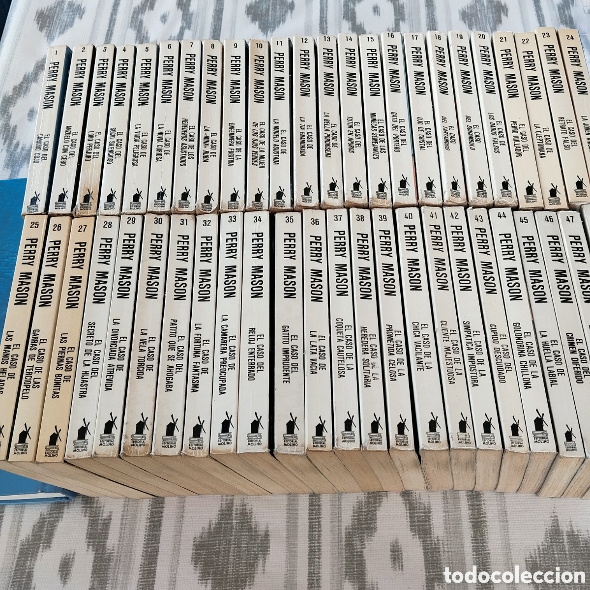 Libros de segunda mano: PERRY MASON. Obra Completa . 48 ejemplares. Editorial Molino. Muy Buen estado
