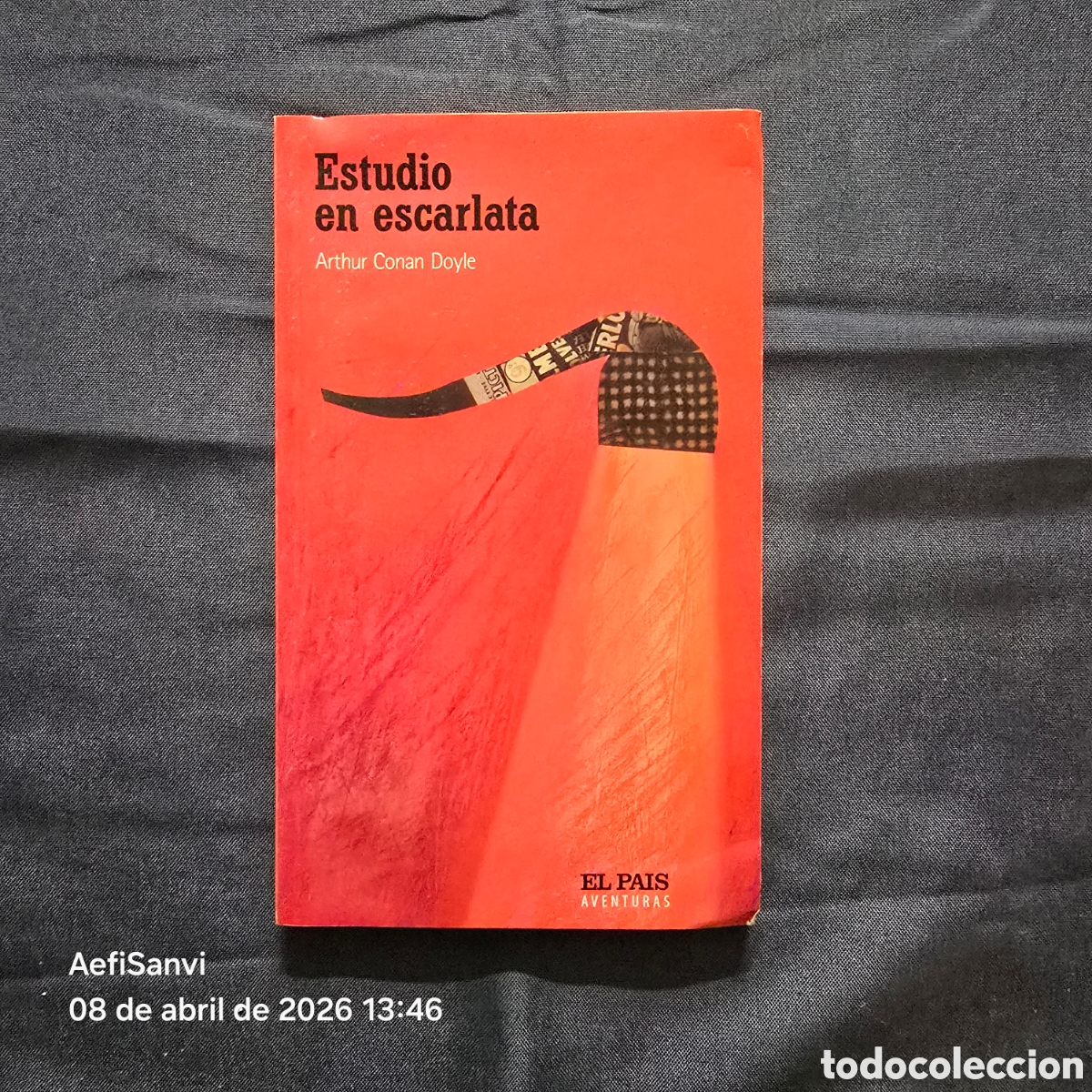 Libros de segunda mano: ESTUDIO EN ESCARLATA (ARTHUR CONAN DOYLE) (EL PA&Iacute;S, AVENTURAS)
