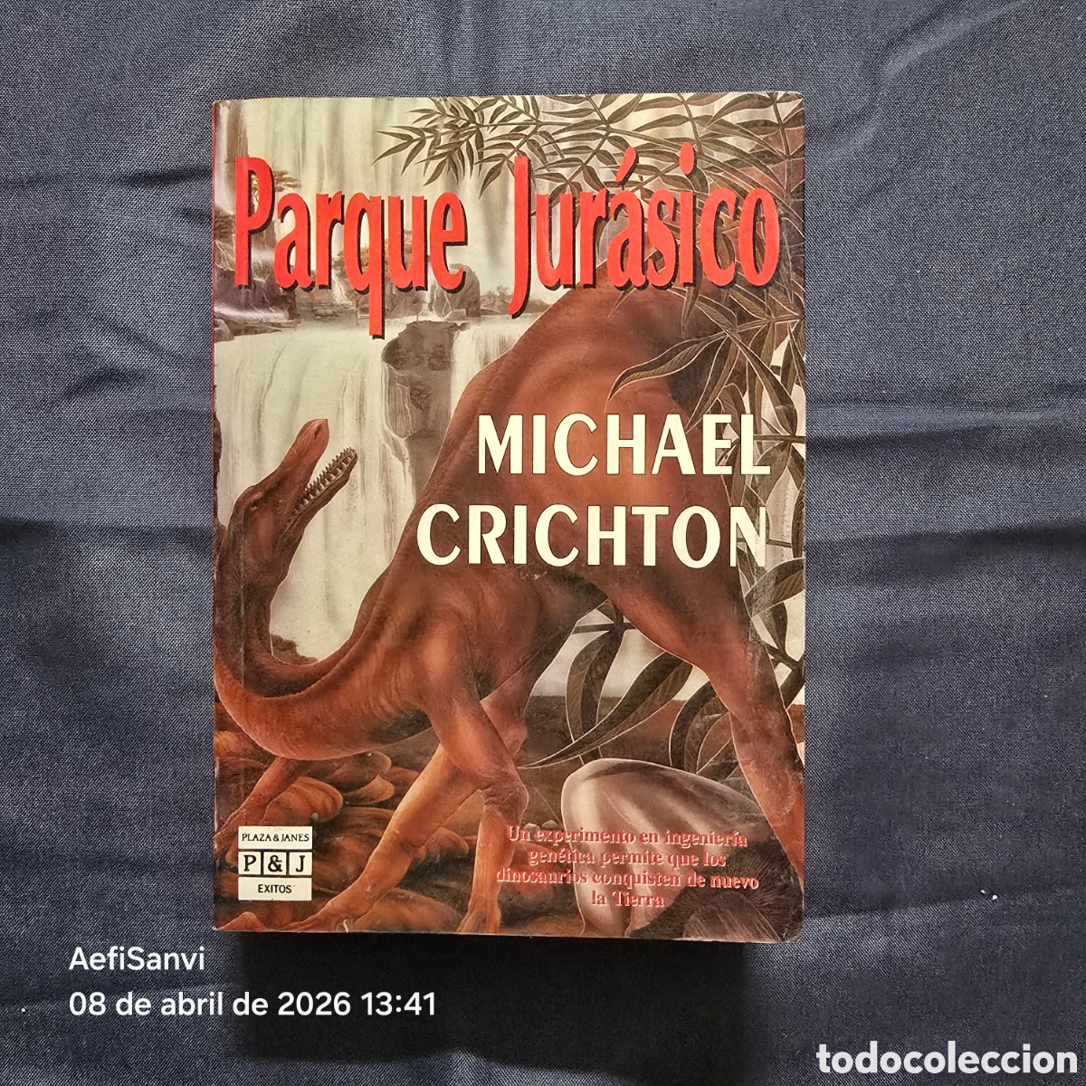 Libros de segunda mano: PARQUE JUR&Aacute;SICO (MICHAEL CRICHTON) (PLAZA & JANES)