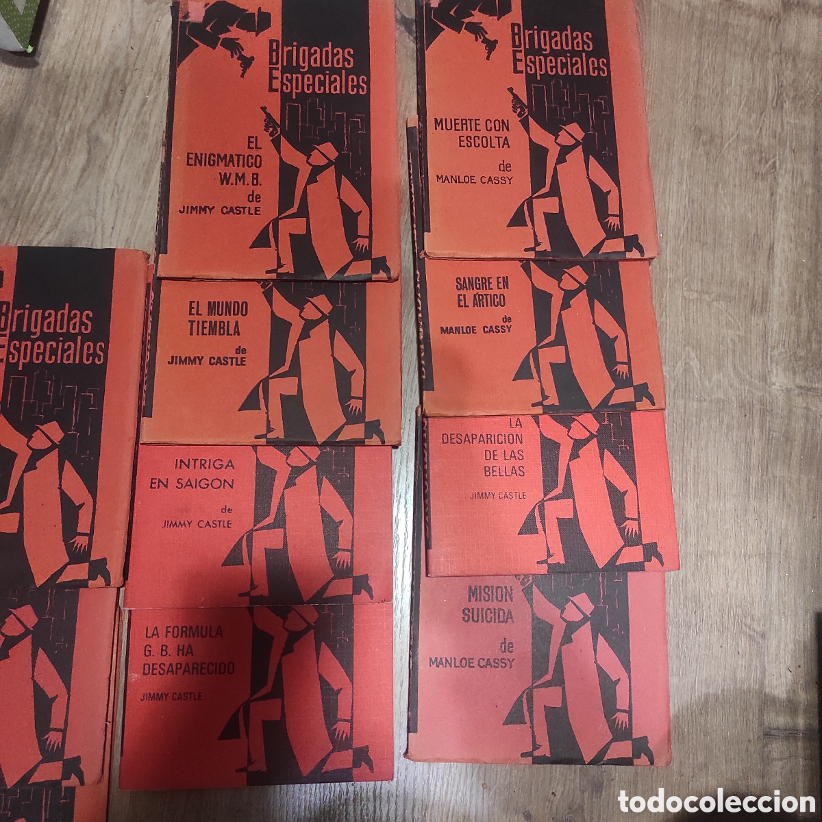 Libros de segunda mano: Lote vintage de 14 novelas &ldquo;Brigadas Especiales&rdquo; (1963&ndash;1973)