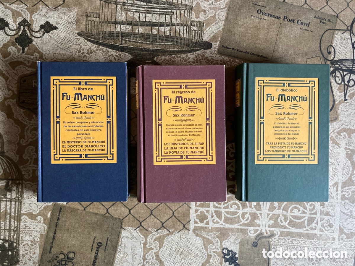 Libros de segunda mano: Lote 3 Libros Fu Manchu - Sax Rohmer