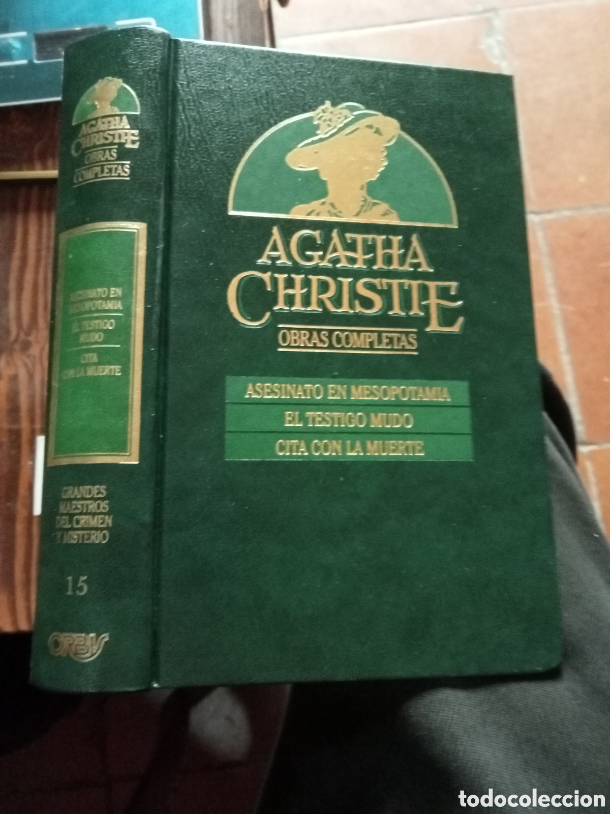 Libros de segunda mano: Agatha Christie obras completas 15 grandes maestros del crimen y misterio